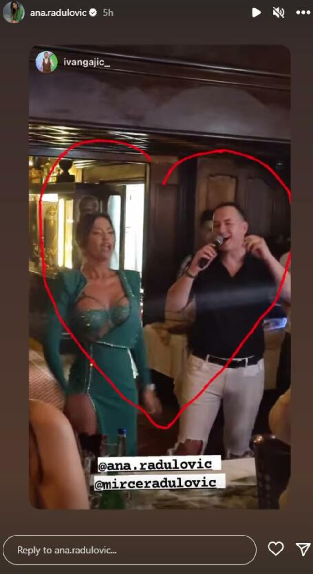 Muž Ane Radulović bio je najveseliji na njenom rođendanu