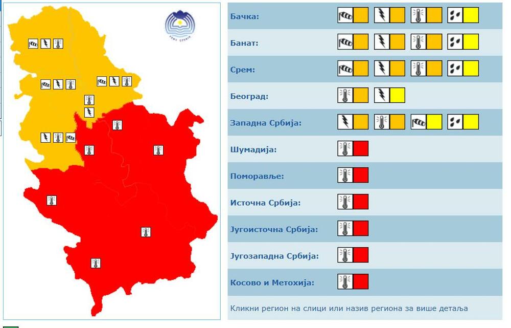 Crveni meteoalarm