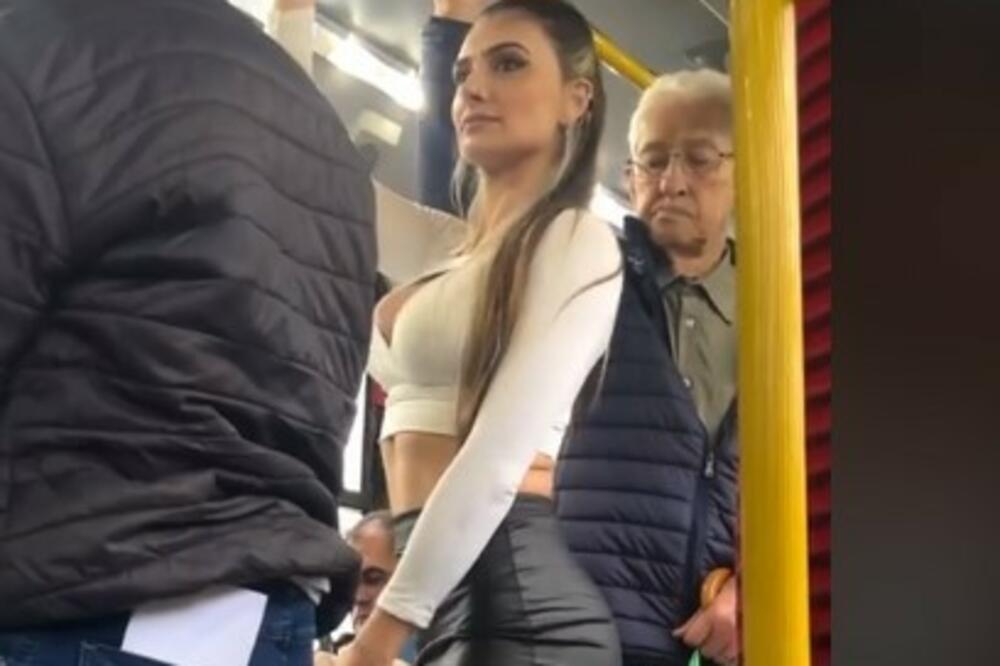 SARA U VRELOM IZDANJU UŠLA U AUTOBUS, PUTNICIMA LJOSNULE VILICE DO PODA: Ovo nije dobro za SRCE, sve KIPI (VIDEO)