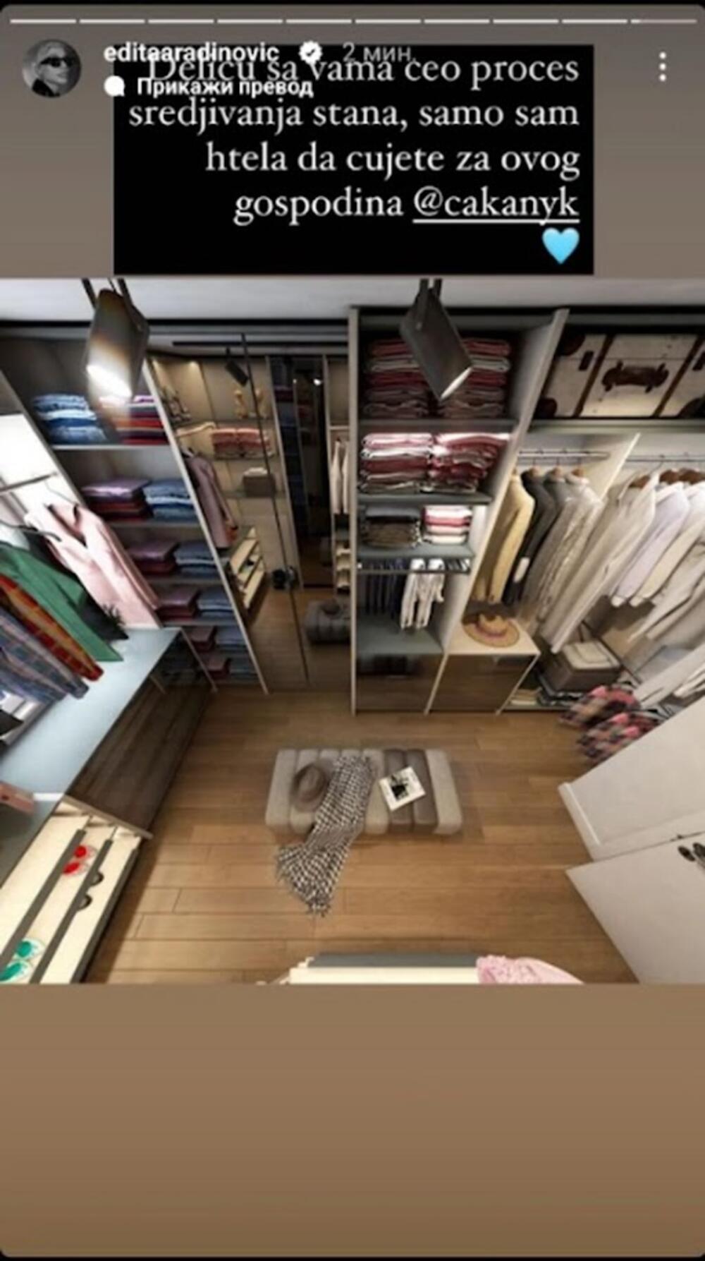  Edita je kupila stan u našoj prestonici, te obavestila fanove na društvenoj mreži Instagram