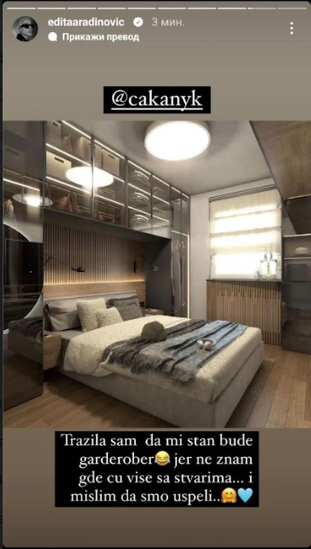  Edita je kupila stan u našoj prestonici, te obavestila fanove na društvenoj mreži Instagram