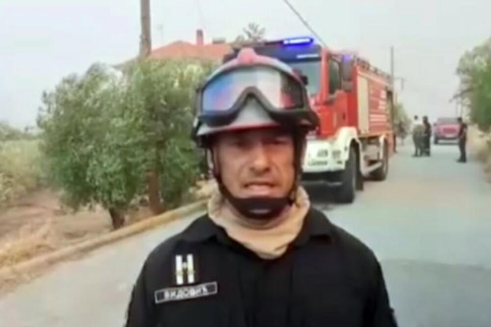 OGLASIO SE ŠEF SRPSKIH VATROGASACA IZ GRČKE: Otkrio kakvo je STANJE u MESTU gde BUKTE POŽARI!