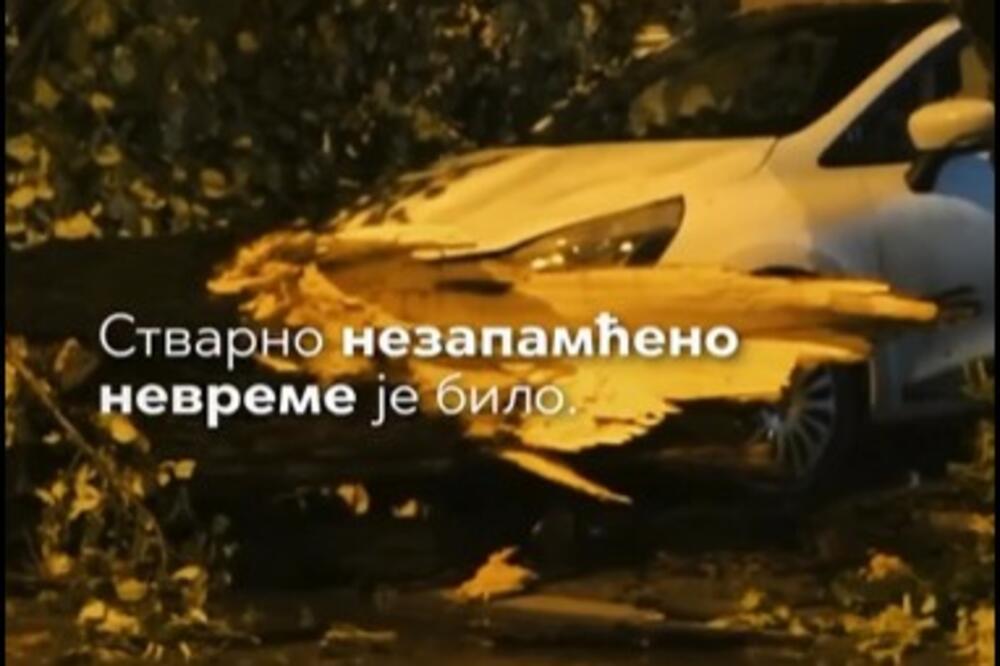 GRADONAČELNIK NOVOG SADA OBJAVIO SNIMAK NEZAPAMĆENE OLUJE: Najavio sanaciju štete (VIDEO)