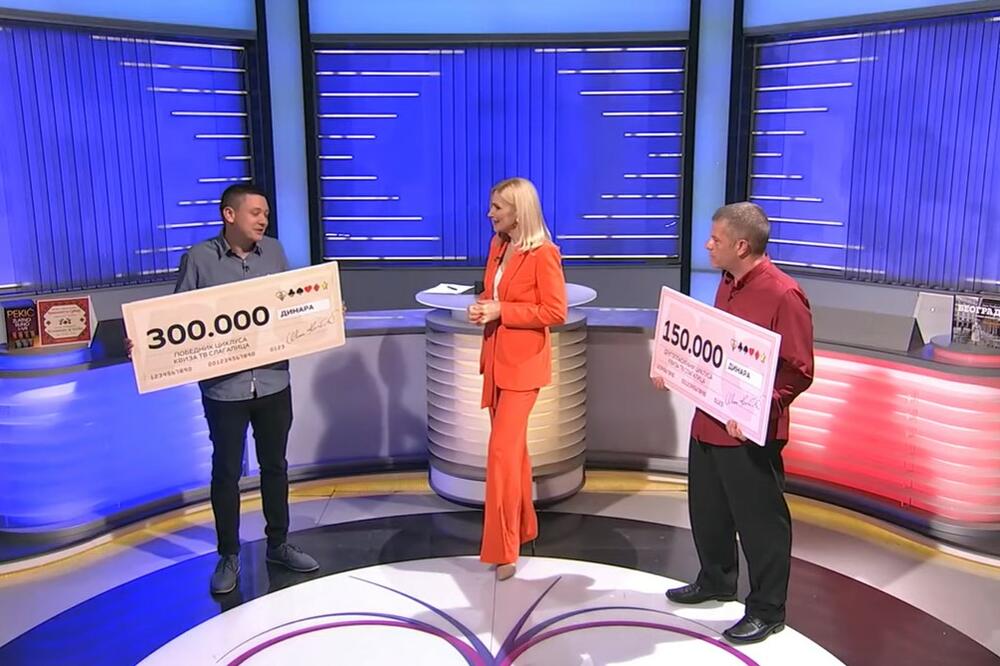 VLADIMIR JE NOVI ŠAMPION "SLAGALICE": Evo koliku je NAGRADU osvojio!