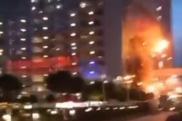 EKSPLOZIJA, VATRA, VRIŠTANJE: Pojavio se SNIMAK NAPADA DRONOM na Moskvu, gledajte na svoju odgovorsnost (VIDEO)