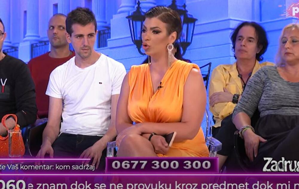 Miljana Kulić u emisji 'Narod pita'