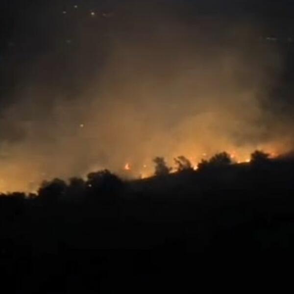 VELIKI POŽAR ZADESIO JE SEVERNU MAKEDONIJU! Vatra bukti u okolini Bogdanaca, oglasili se nadležni