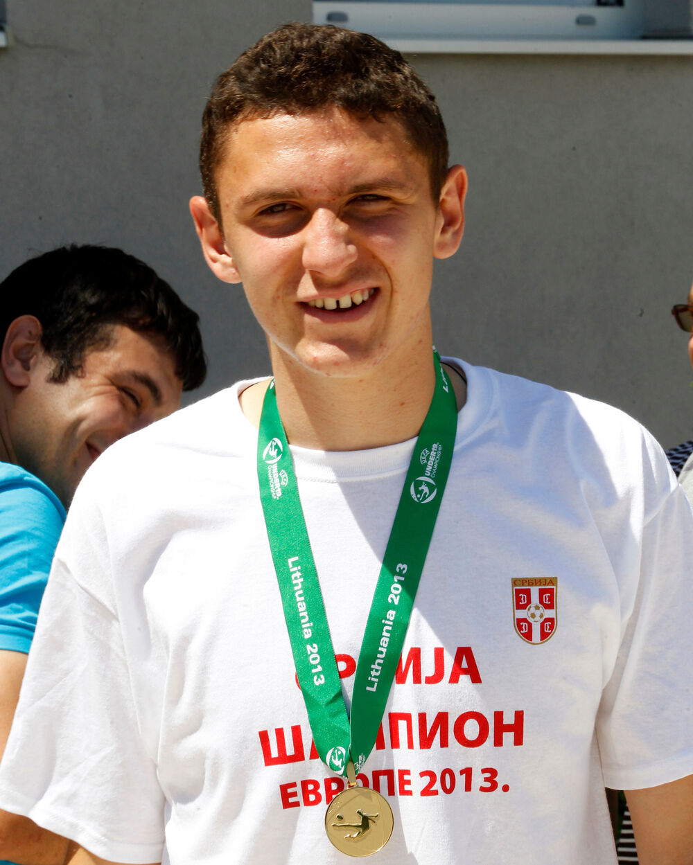 Miloš Veljković - evropski šampion sa reprezentacijom Srbije do 19 godina 2023. godine