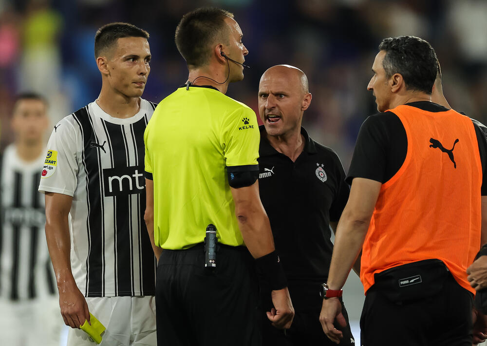 Milan Mitić na utakmici TSC-a i Partizana