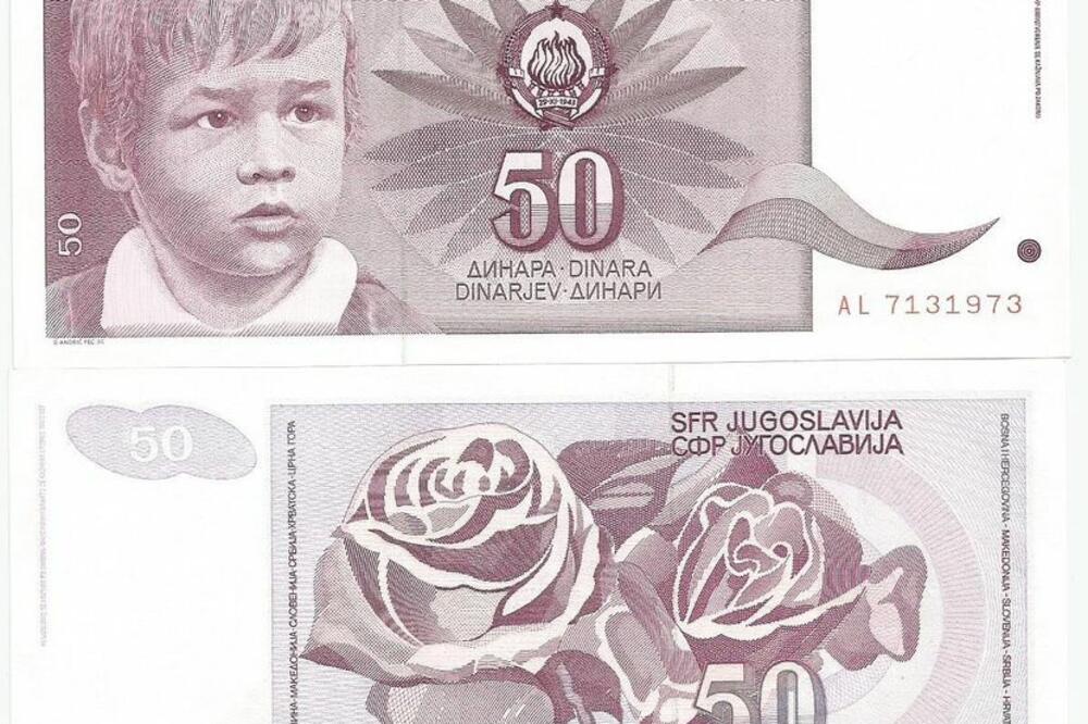 ZNATE LI KO JE MISTERIOZNI DEČAK SA NOVČANICE OD 50 DINARA IZ STARE JUGOSLAVIJE? Pogled mu je tužan, a evo i zašto