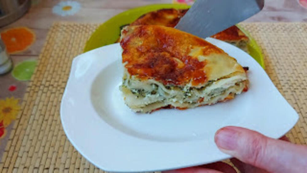 Lazanje sa spanaćem i sirom