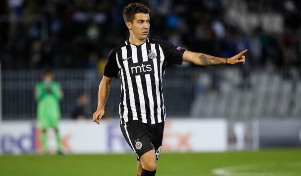 Petar Gigić dok je nosio dres Partizana