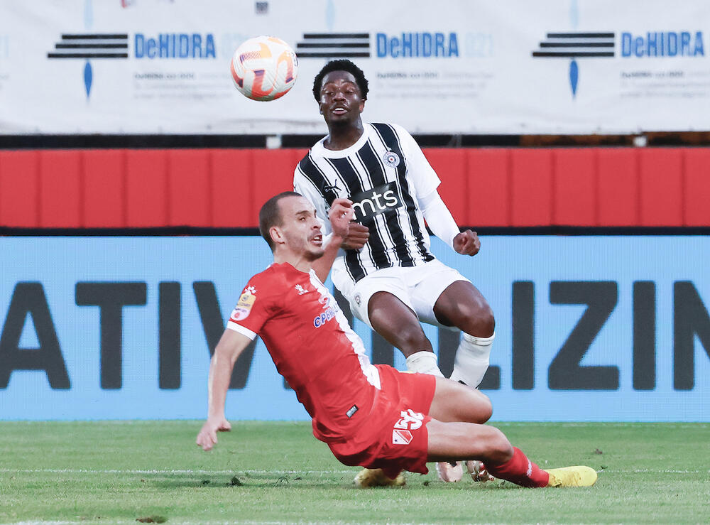 Kvinsi Menig na utakmici Vojvodine i Partizana