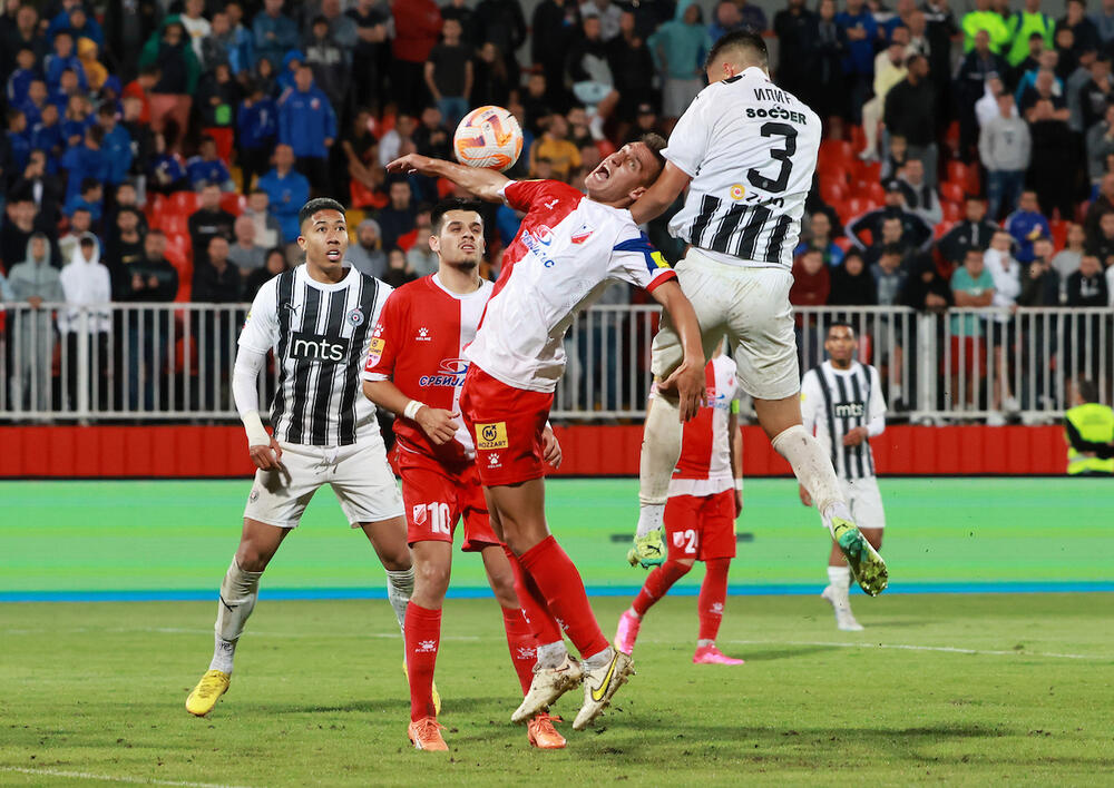 Detalj sa utakmice Vojvodine i Partizana