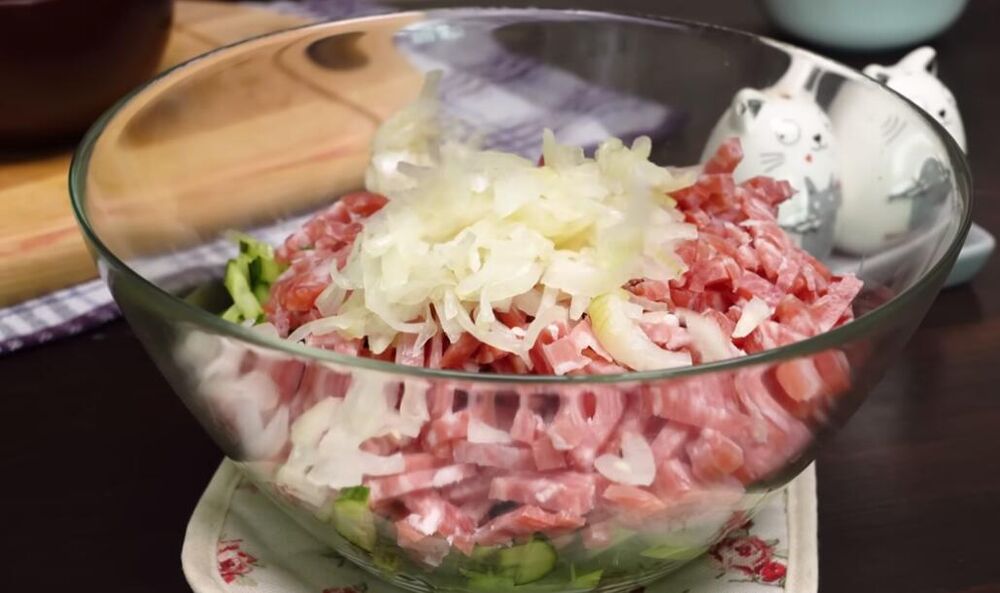 Ruska salata, Salata