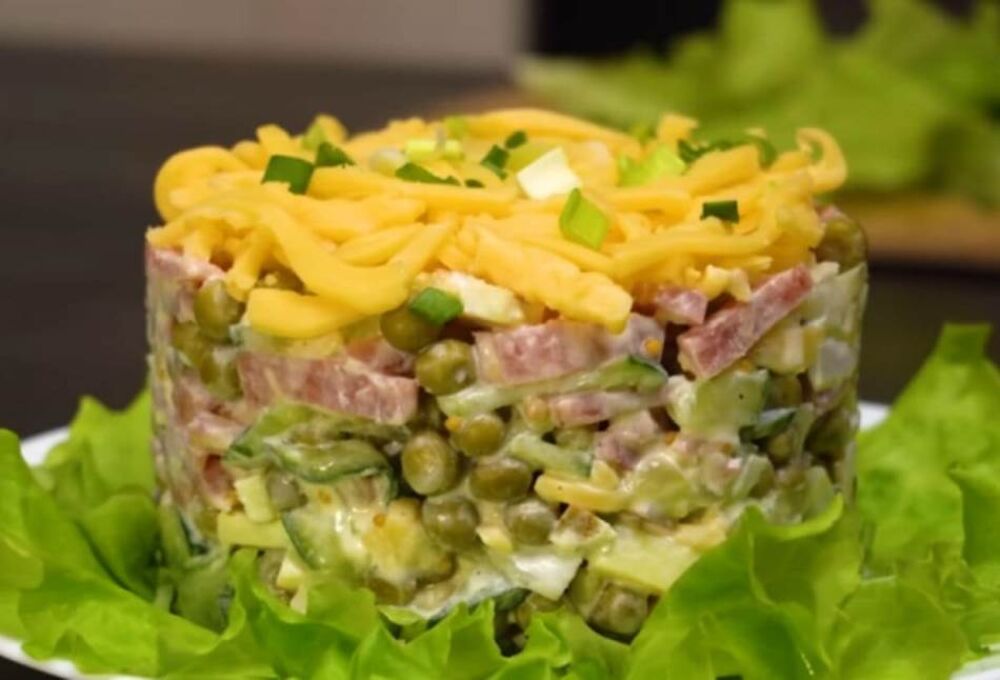 Ruska salata, Salata