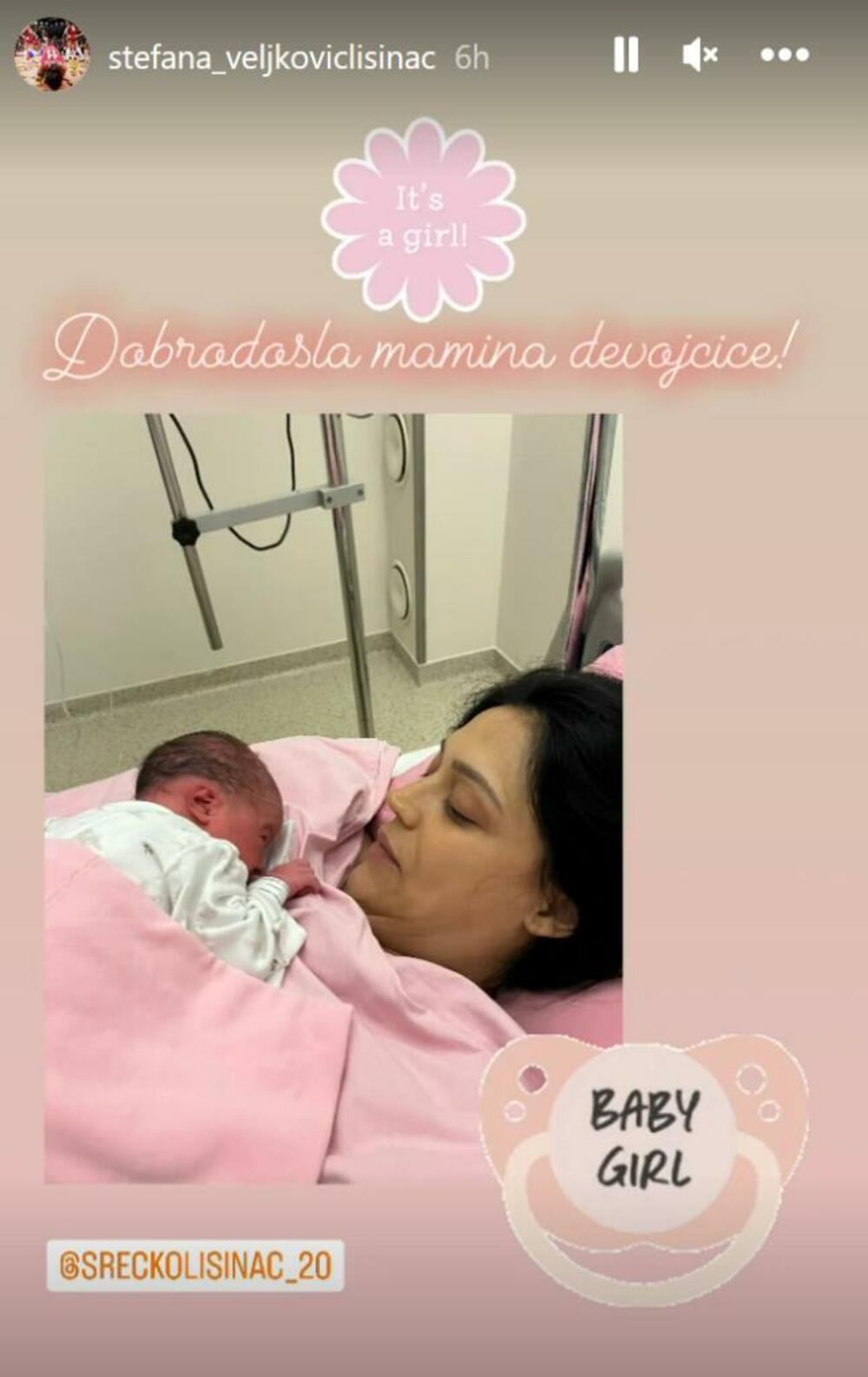 Objava Stefane Veljković