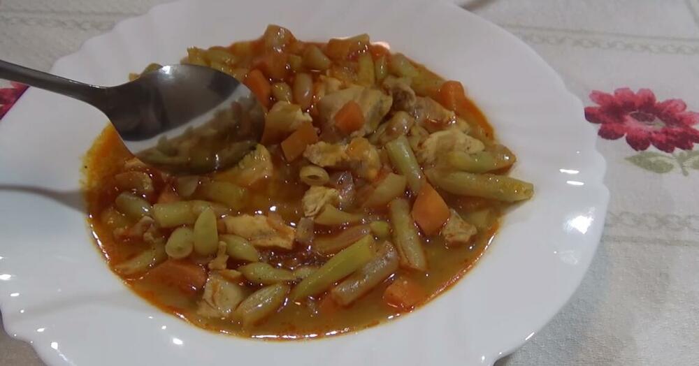 Boranija, Boranija sa piletinom, Boranija sa mesom