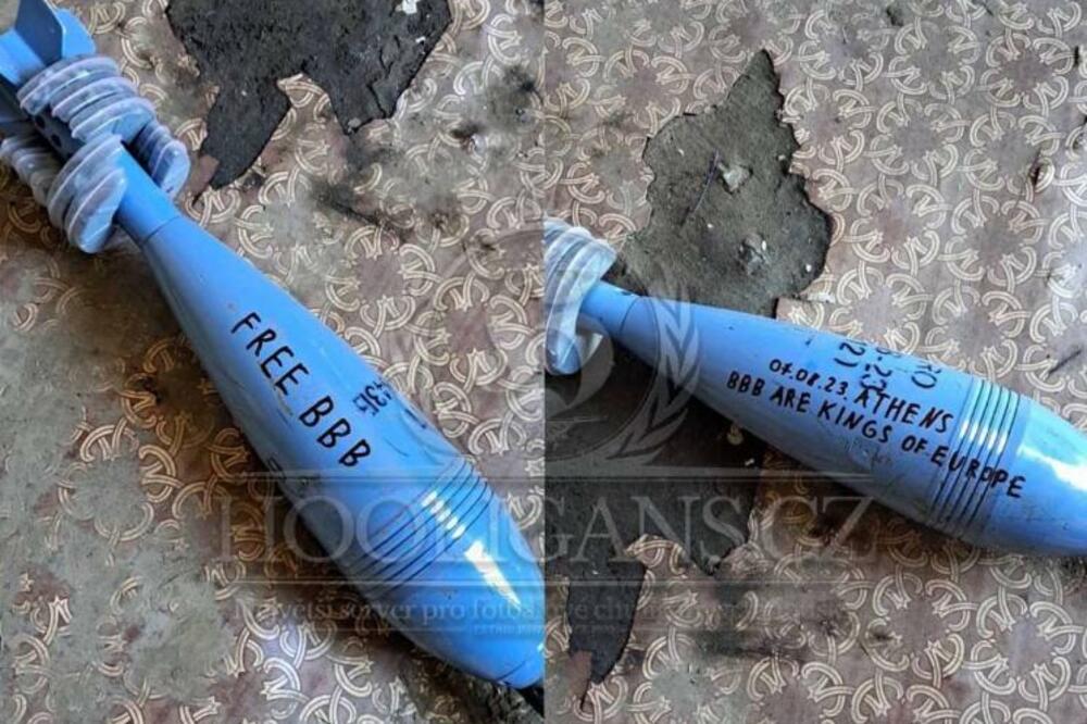 BOLESNI MOZGOVI: Ukrajinski huligani porukom na GRANATI traže oslobađanje braće iz Zagreba! (FOTO)