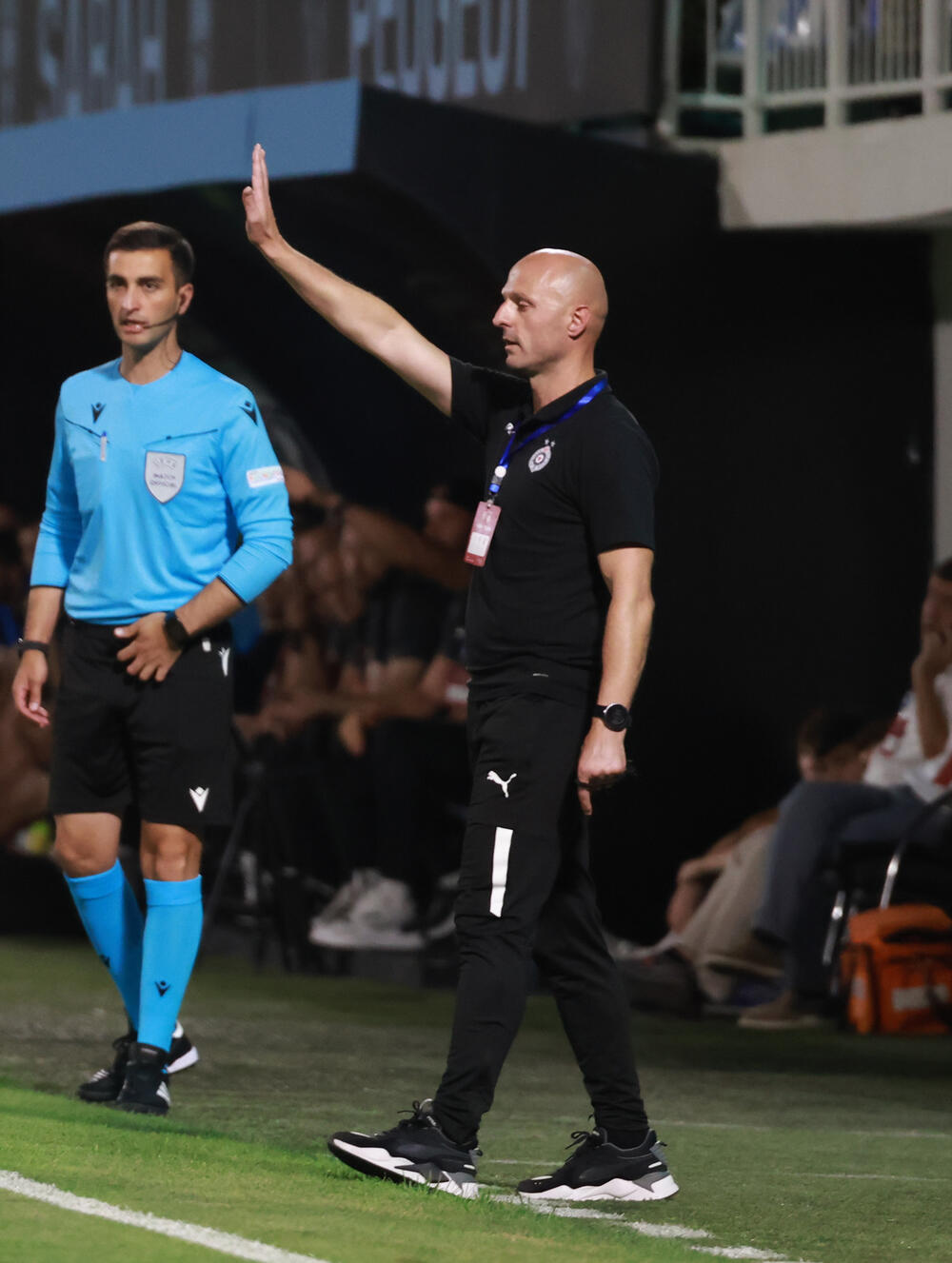 Igor Duljaj na utakmici Sabaha i Partizana