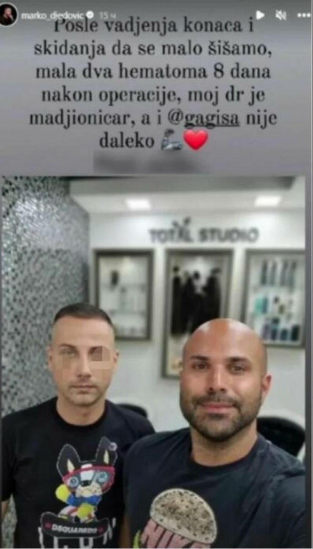 Objava Marka Đedovića