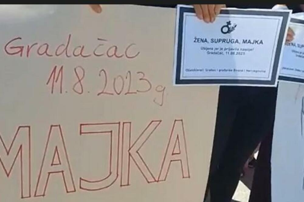 "OVO JE POSLEDNJI ALARM": Moramo probuditi spavače, građani u Gradačcu protestuju noseći SMRTOVNICU sa PORUKOM