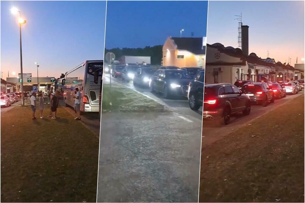 HAOS NA KELEBIJI, LJUDI U NEVERICI: Na graničnom prelazu KRKLJANAC, kraj kolone se NE NAZIRE, vozila MILE (VIDEO)