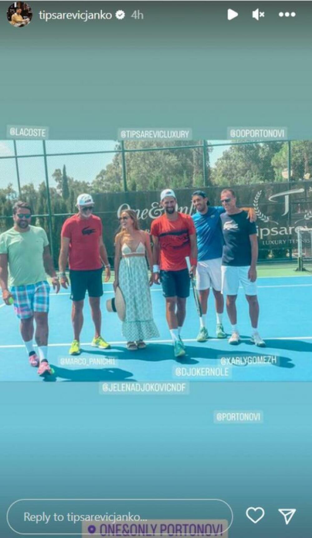 Jelena Đoković, Novak Đoković