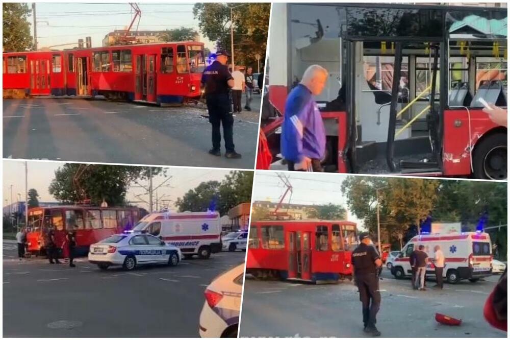 SUDAR TRAMVAJA I AUTOBUSA U BEOGRADU! Povređeno deset ljudi!