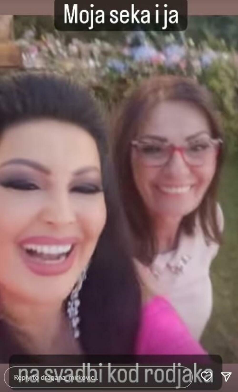 Dragana Mirković i njena sestra Dušica Krumov