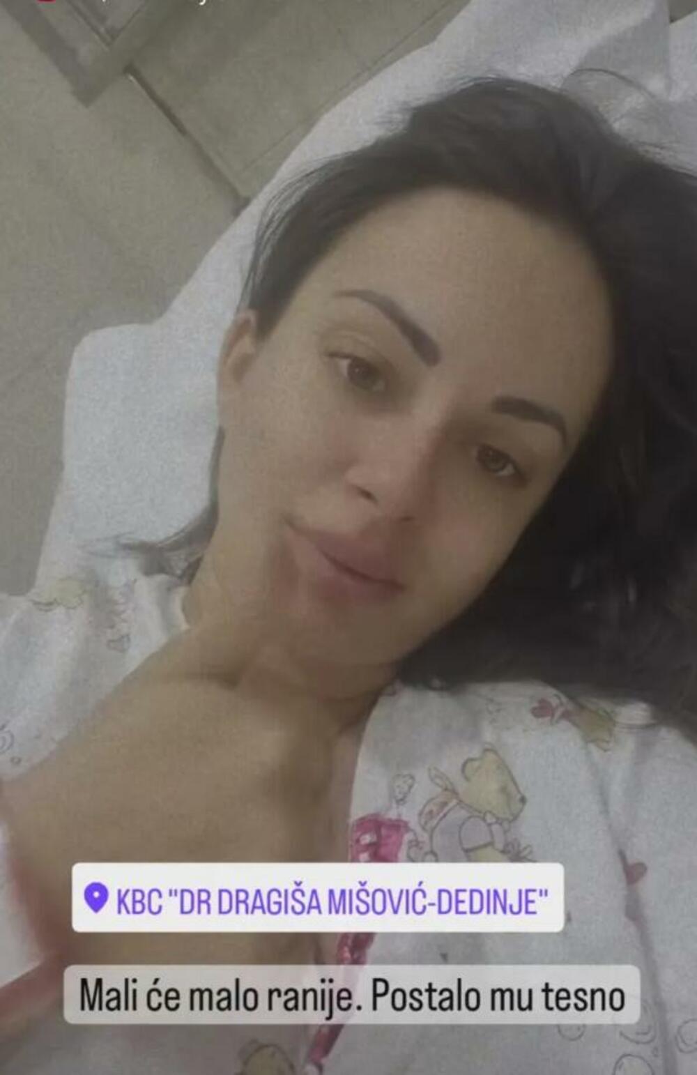 Milica se porodila nešto pre predviđenog termina