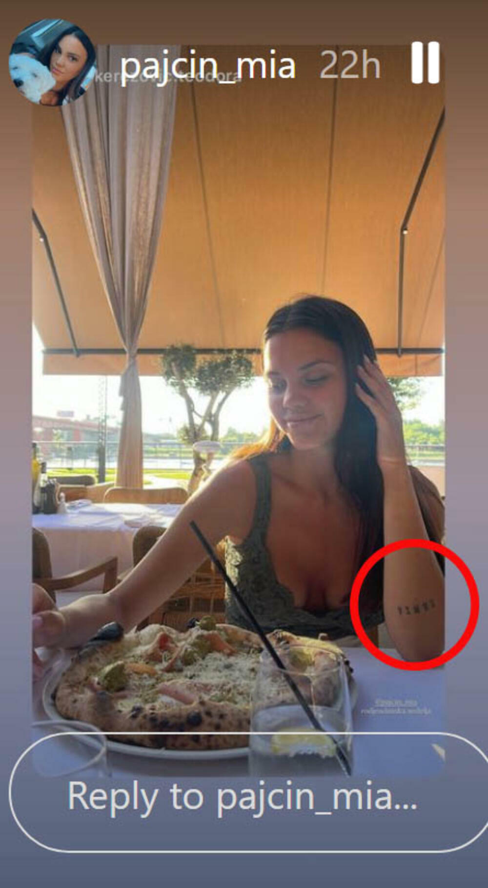 Nova tetovaža Mie Pajčin