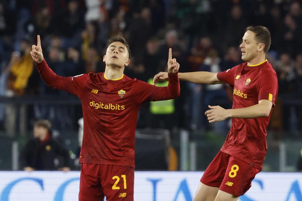 Paulo Dibala i Nemanja Matić u dresu Rome