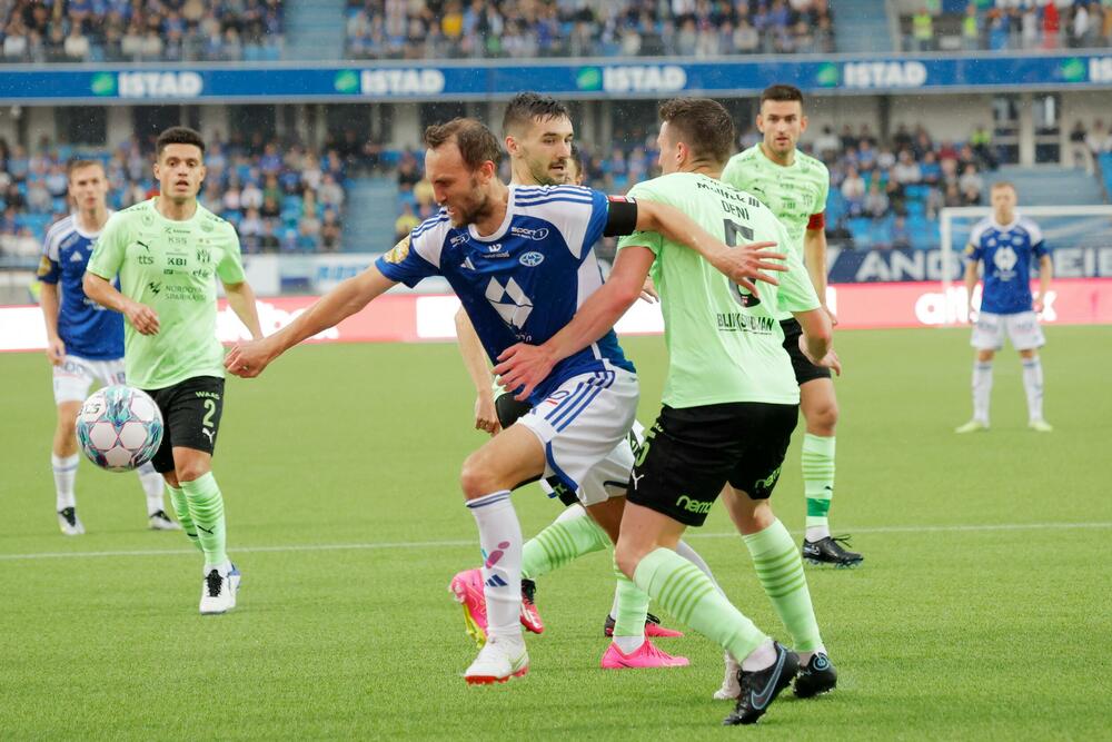 Detalj sa utakmice Moldea i Ki Klaksvika