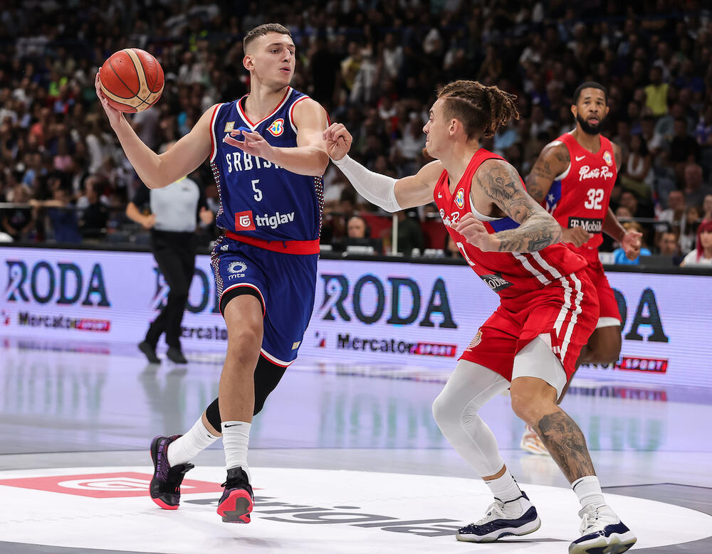 Košarkaška reprezentacija Portorika, Košarkaška reprezentacija Srbije, Košarka, Nikola Jović