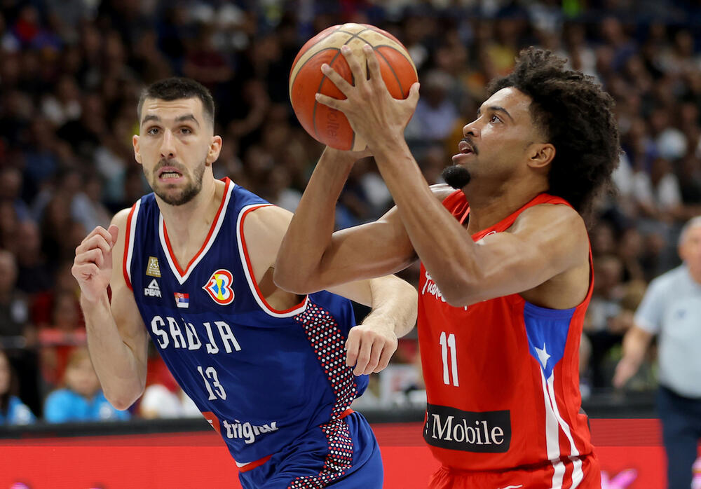 Košarkaška reprezentacija Srbije, Košarkaška reprezentacija Portorika, Košarka, Ognjen Dobrić