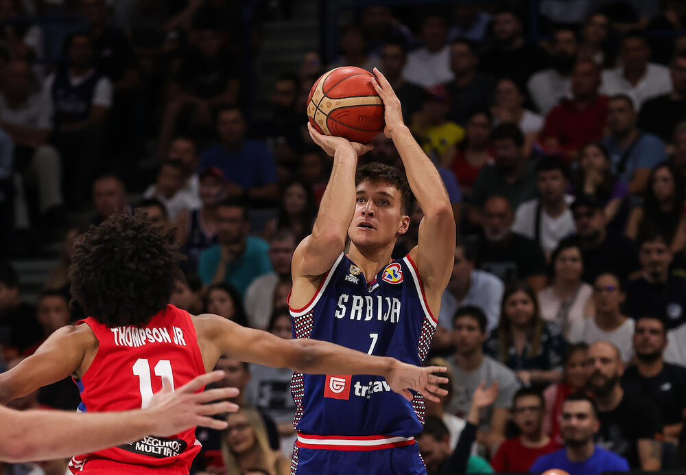 Bogdan Bogdanović na utakmici Srbije i Portorika