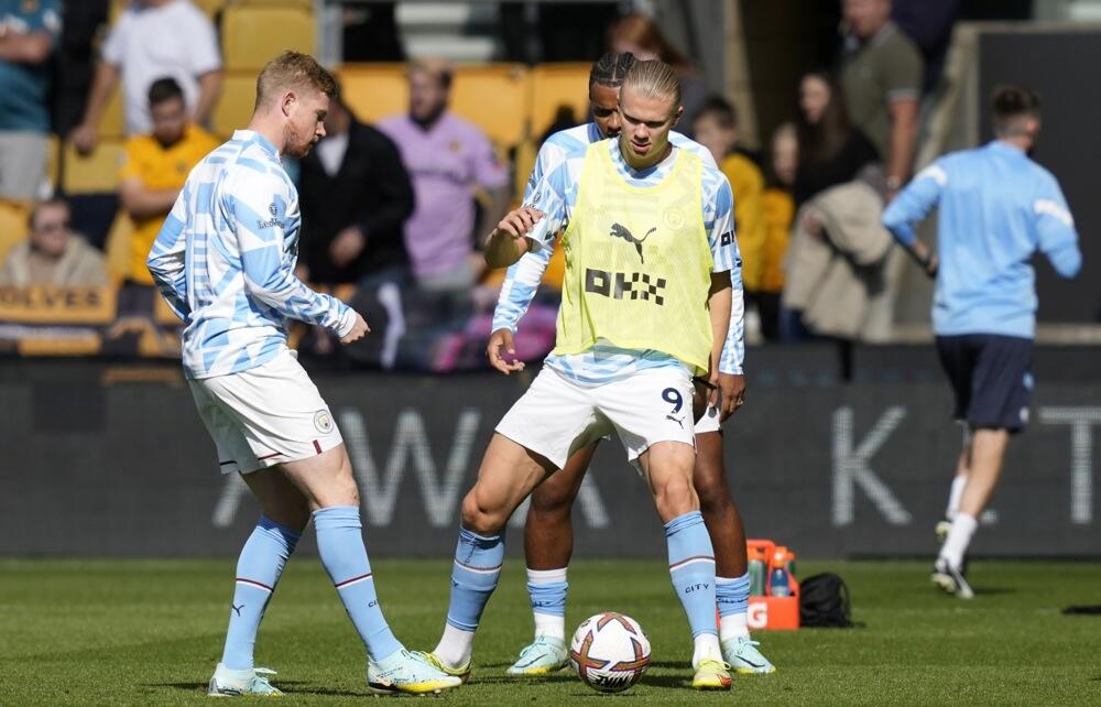 Kevin De Brujne i Erling Holand