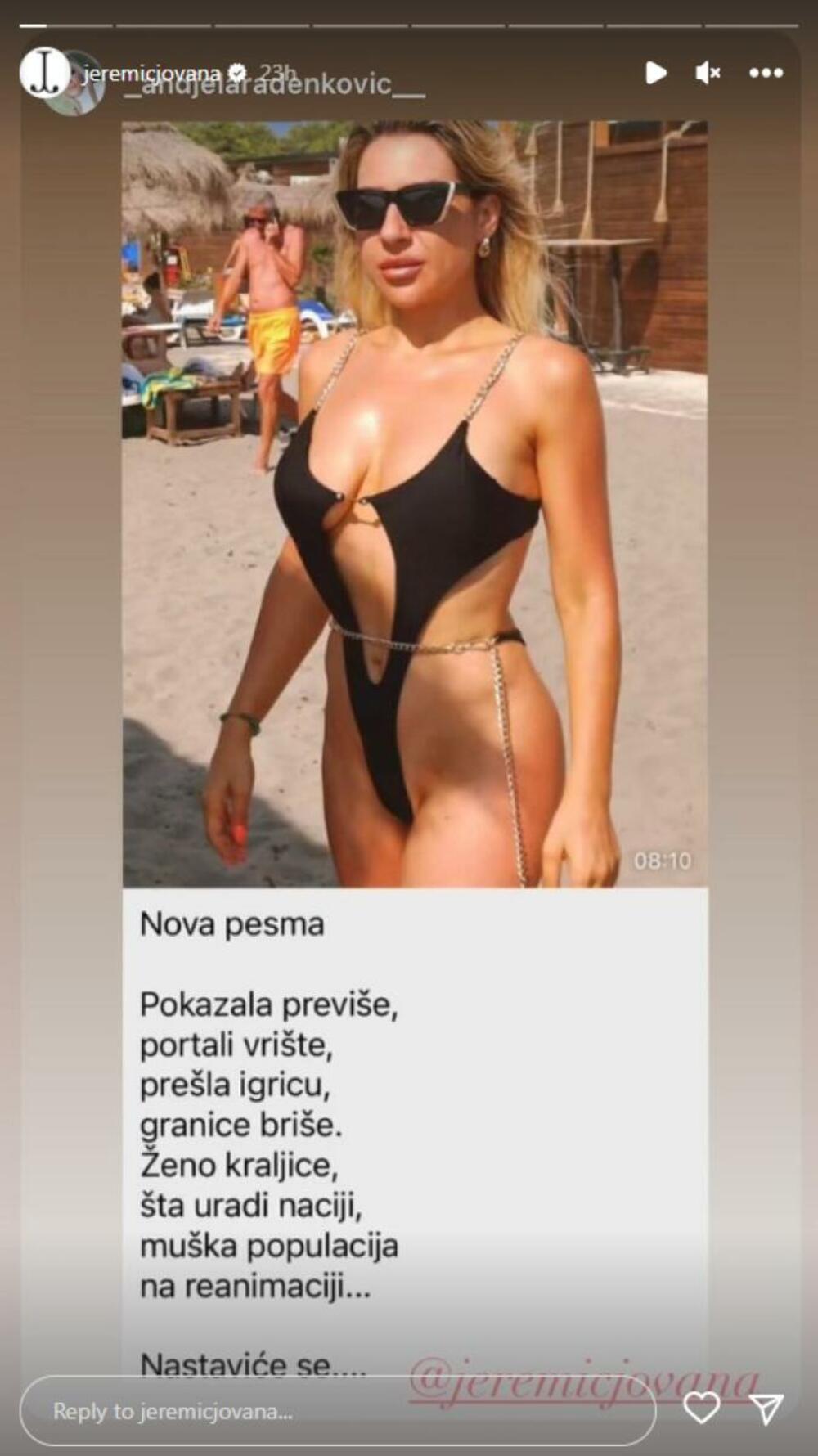 Jovana Jeremić dobila novu pesmu nakon provokativnih fotki u kupaćem!