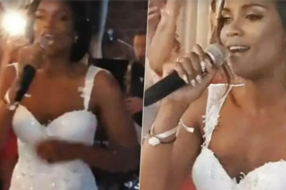 "TO, SRPKINJO NAŠA"! Mlada iz AMERIKE uzela MIKROFON, gosti pali u TRANS kada su ČULI šta je ZAPEVALA (VIDEO)