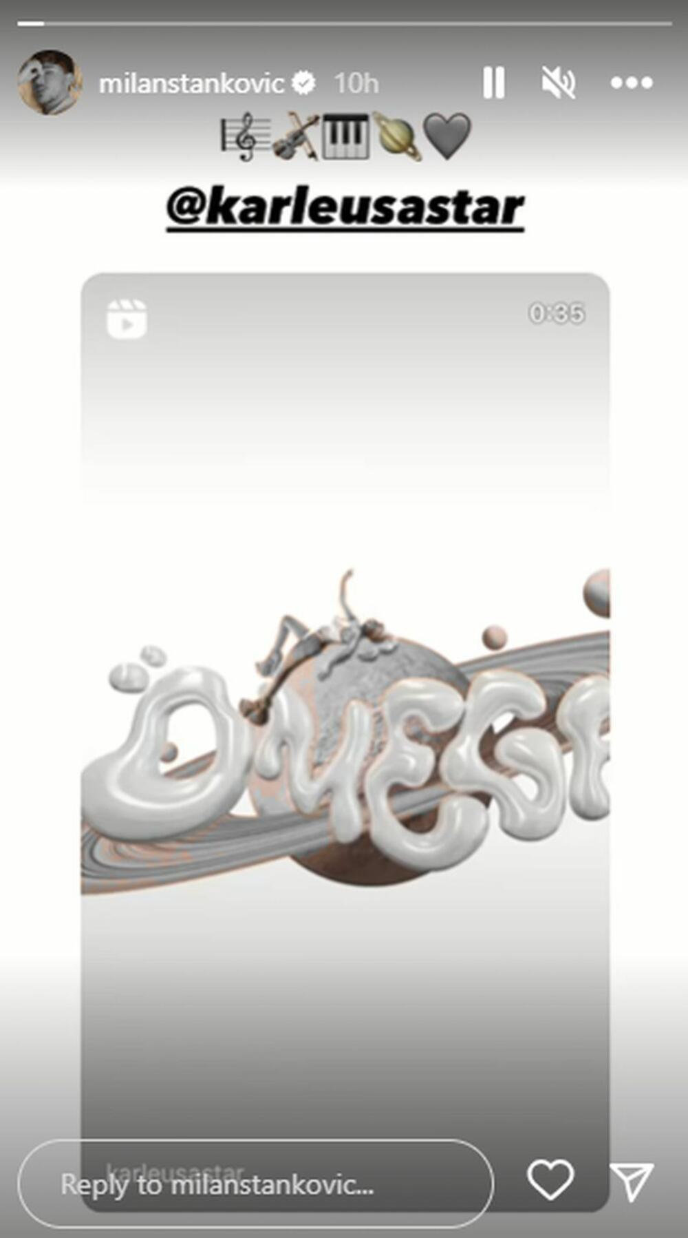 Stanković je tagovao i Karleušu u svojoj objavi, a mnogi nisu mogli da sakriju oduševljenje zbog njegovog povratka na scenu