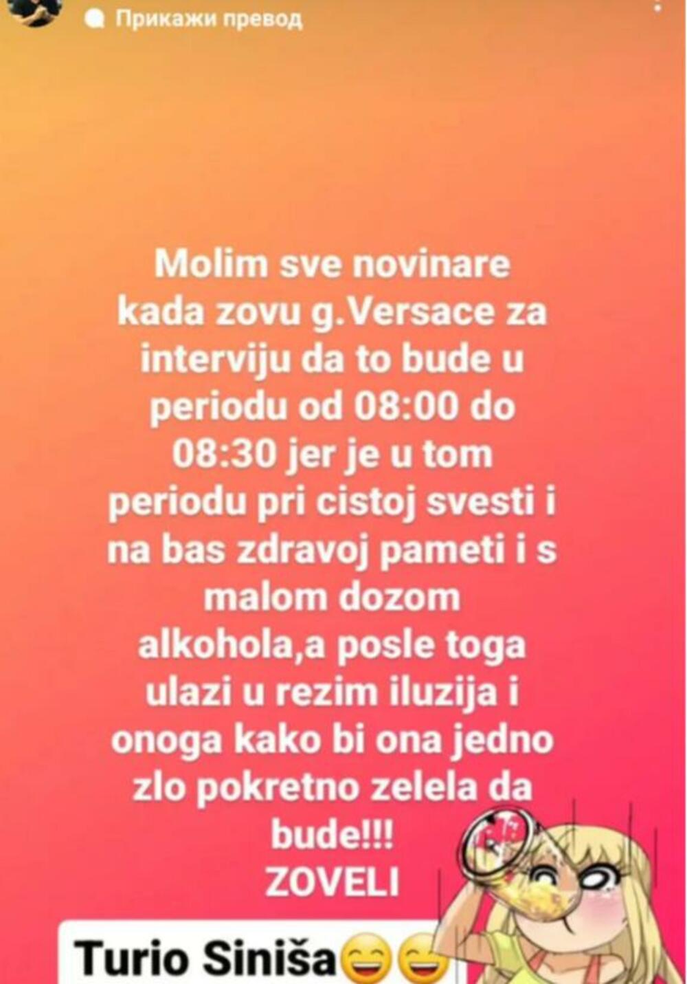 Bebica je ovom objavom šokirao pratioce
