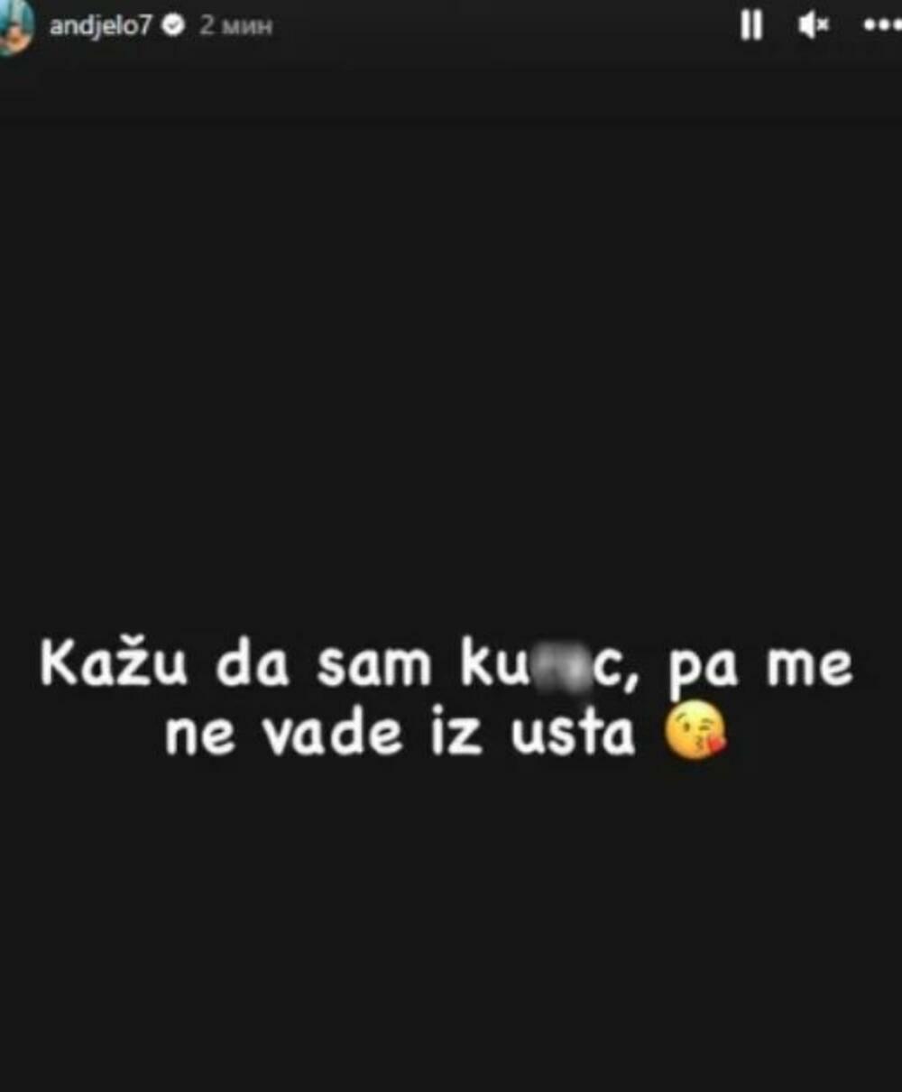 Do Rankovića je stigla Teodorina prozivka, na koju je on uzvratio putem svog Instagram profila