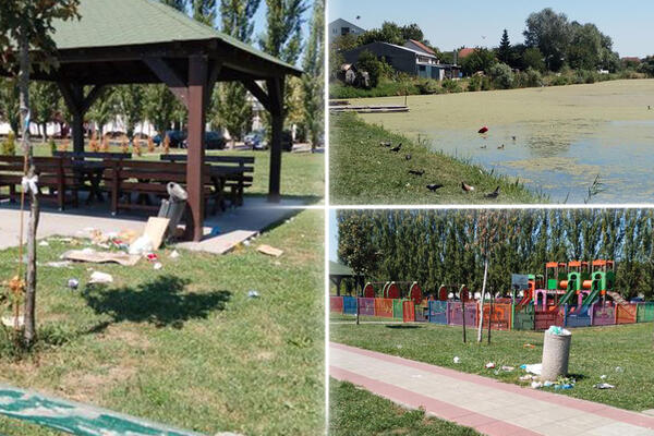 PORAŽAVAJUĆA SLIKA BEOGRADA: Đubre na sve strane u Borči! I ono malo gusaka i pataka je NESTALO! (FOTO)