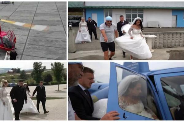 DVA BRATA SE ŽENILA ISTOG DANA, A NA VESELJE PRISTIGLI HELIKOPTEROM! Cela Srbija priča o svadbi na Zlatiboru (FOTO)
