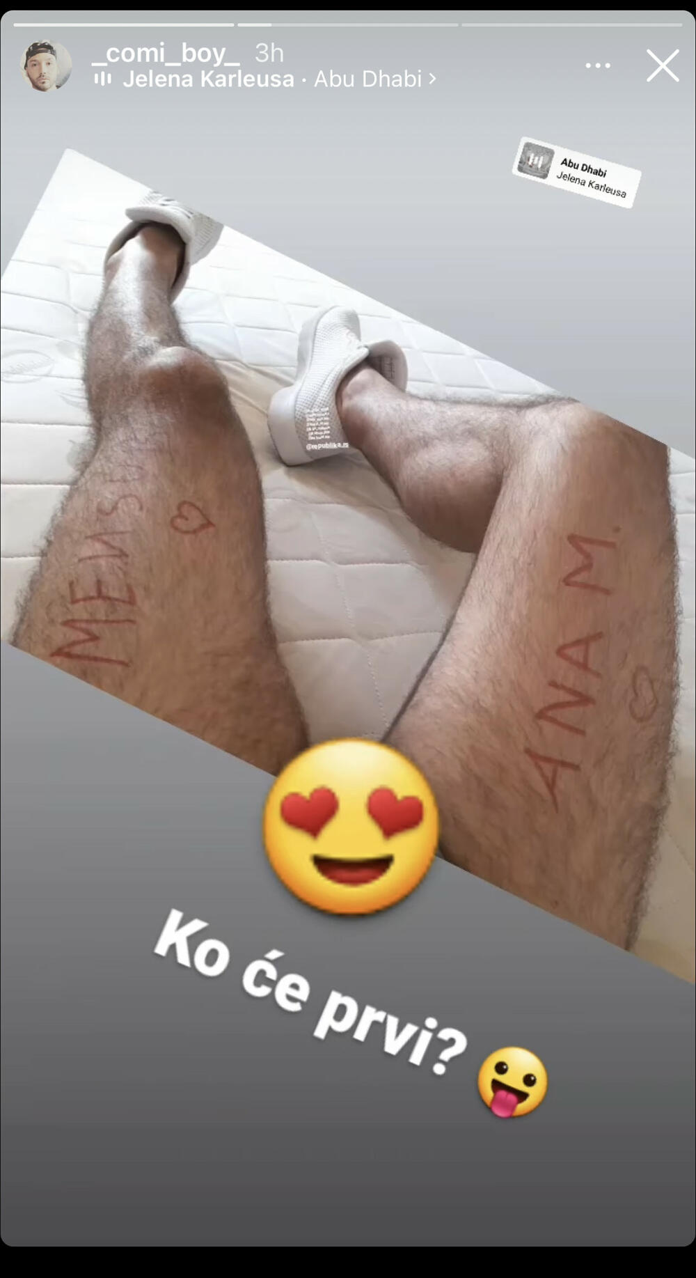 On javno upućuje svoje pozive Mensuru