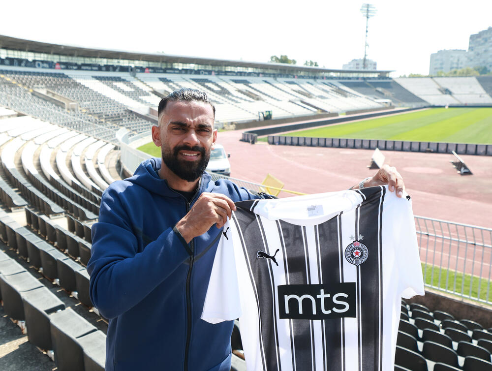 Gajas Zahid na predstavljanju u Partizanu