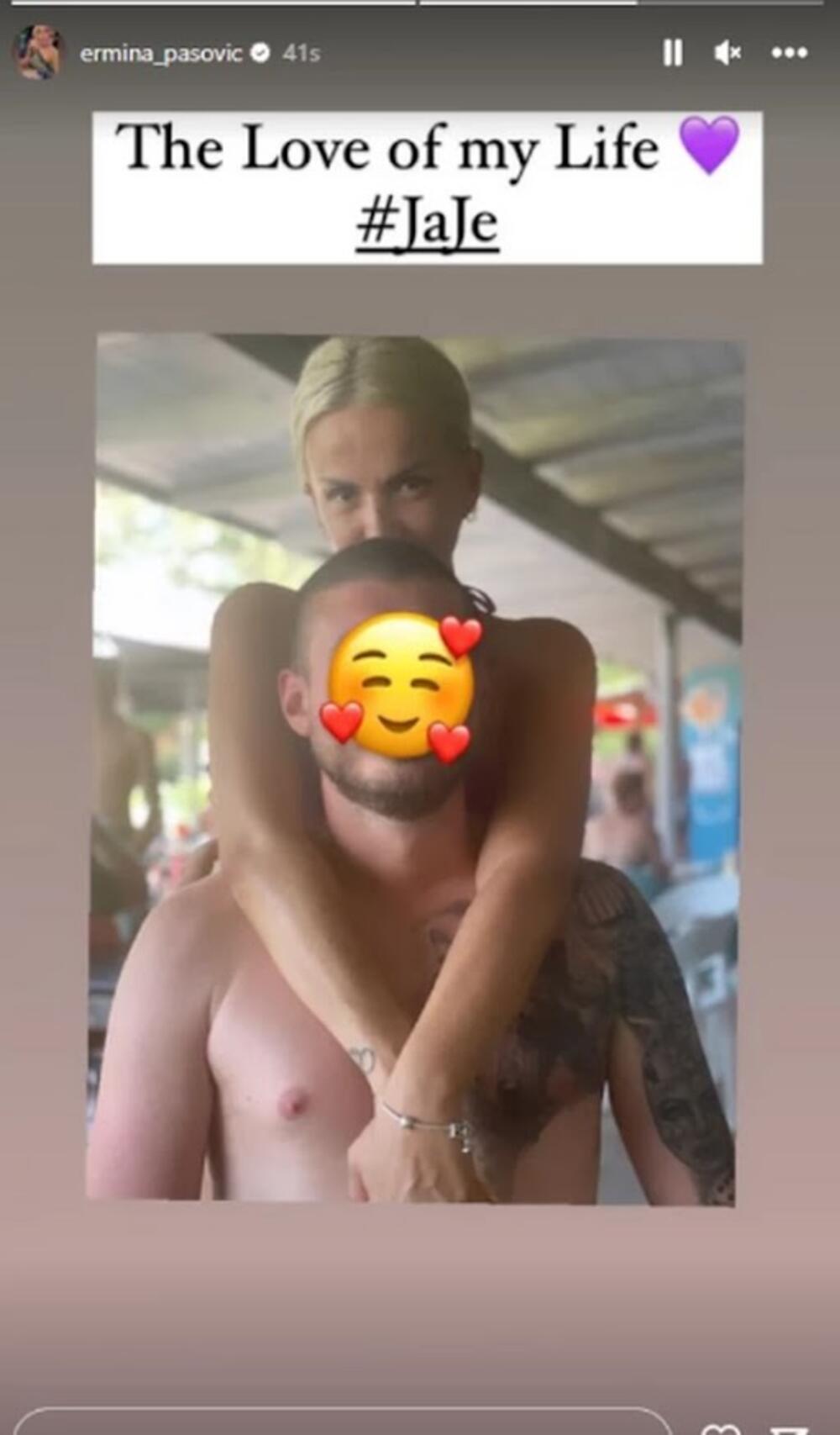 Ona je istakla da je ovo prvi put u njenoj 35. godini pravi muškarac.