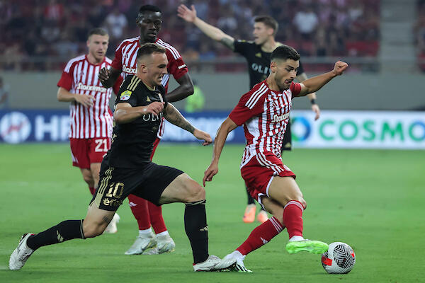 OLIMPIJAKOS RUTINSKI DOŠAO DO TRIJUMFA: Miladinović u nadoknadi dao gol za nadu u revanšu! (FOTO)