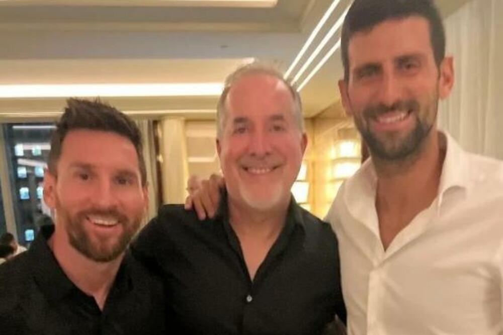 Bogovi zemljom hode... Upoznali se Lionel Mesi i Novak Đoković (Foto)